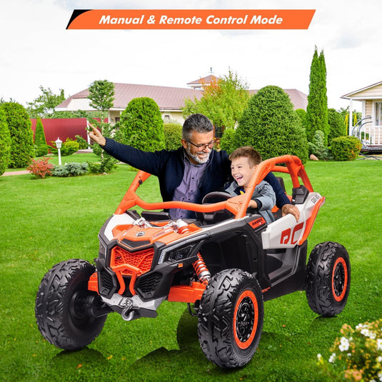 Electric 2-Seater Ride-On UTV Car with 24V 7AH Batteries and 200W Motor Licensed Can-Am Design