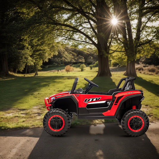 12V Battery-Powered Electric Off-Road UTV Ride-On Vehicle for Kids with Remote Control