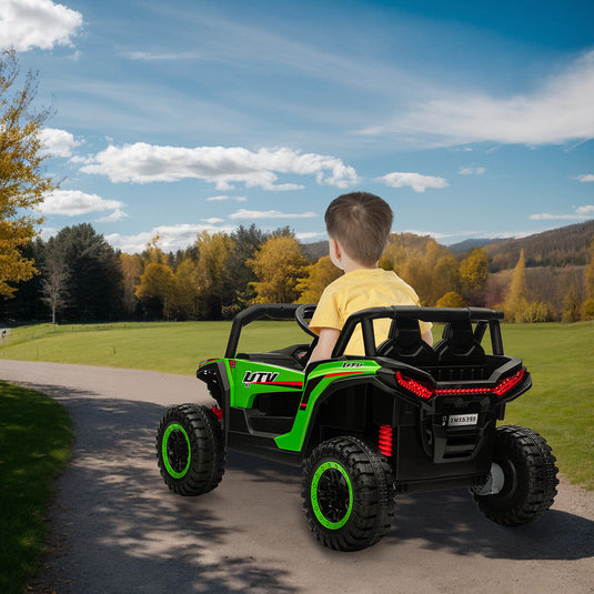 12V Battery-Powered Electric Off-Road UTV Ride-On Vehicle for Kids with Remote Control