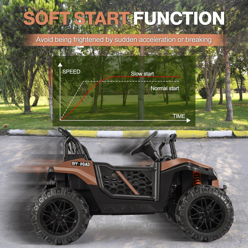 Load image into Gallery viewer, 12V Battery-Powered Electric Off-Road UTV Ride-On Car for Kids with Remote Control
