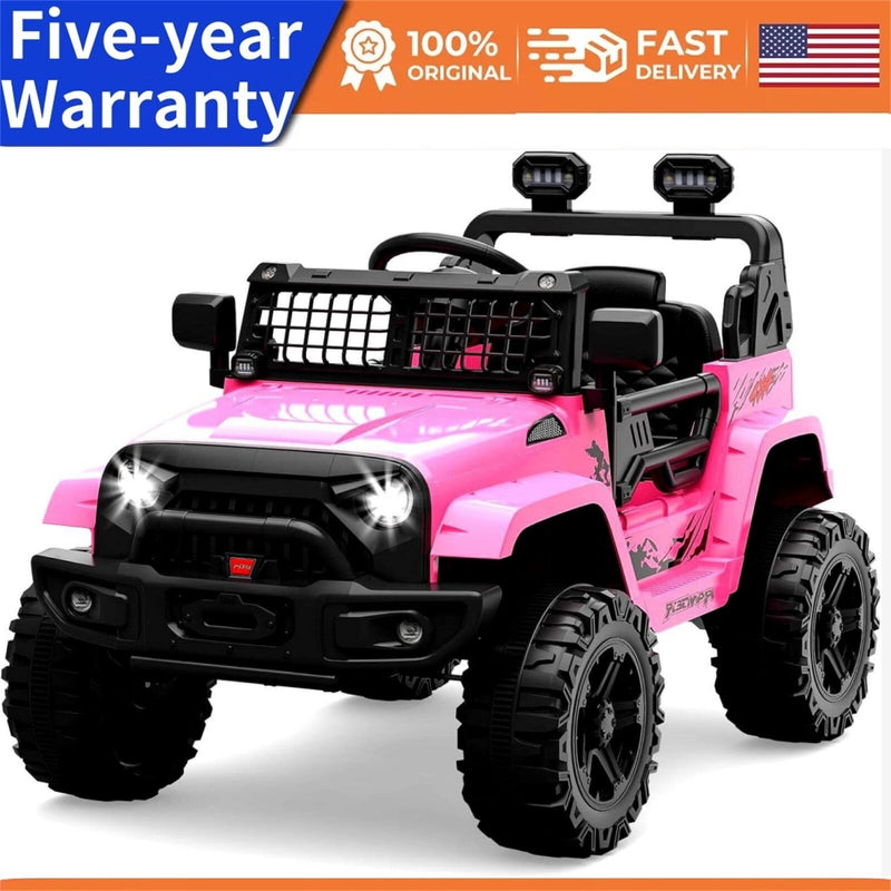 Load image into Gallery viewer, Electric Ride-On Truck with Remote Control, Spring Suspension, and LED Lights
