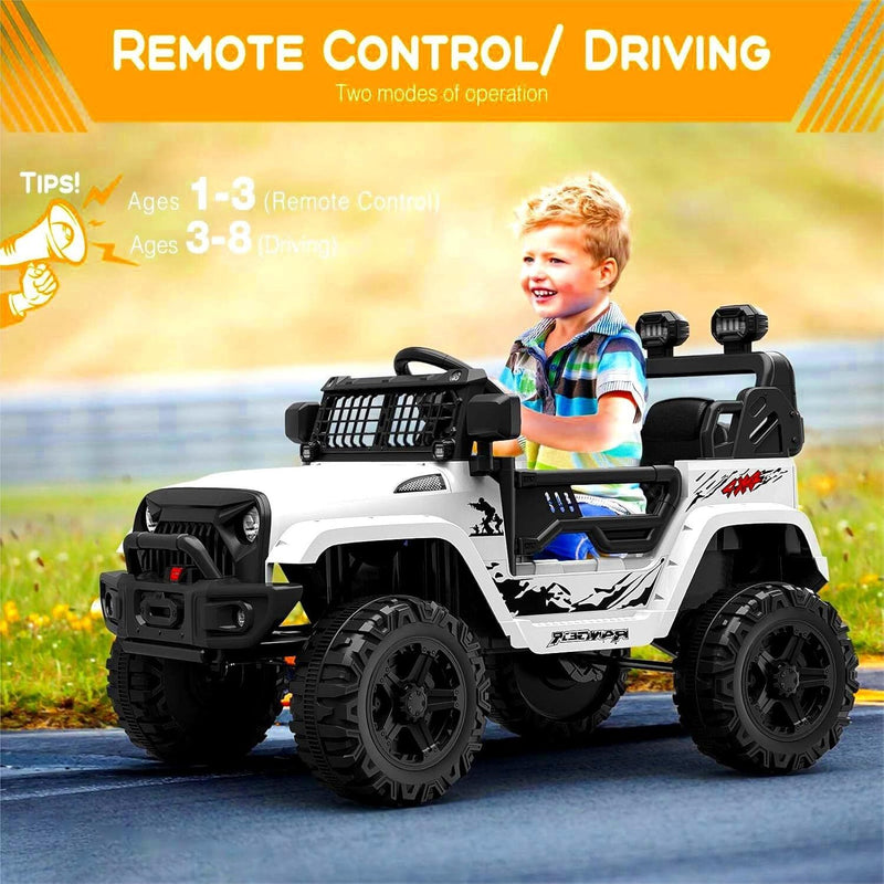 Load image into Gallery viewer, Electric Ride-On Truck with Bluetooth, 2 Speeds, and Remote Control
