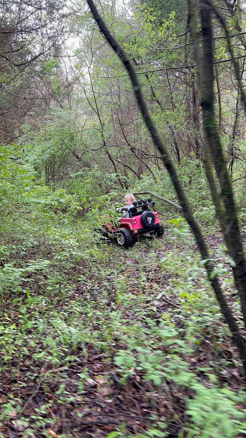 Load image into Gallery viewer, Ride On Car Kids Jeep Style 4x4 W/Rubber Tires 24 Volt
