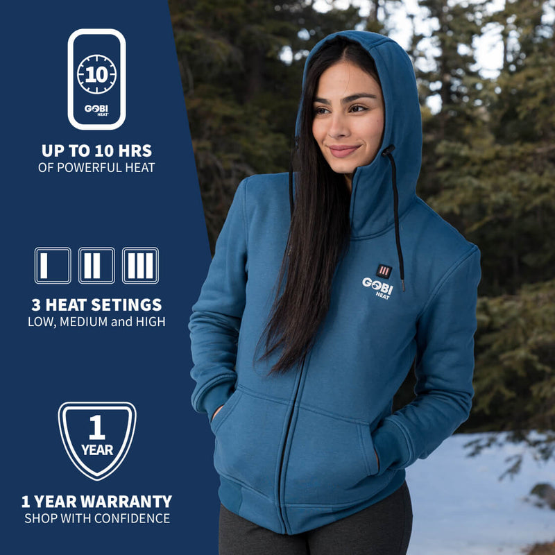 Load image into Gallery viewer, Ridge Womens Heated Hoodie
