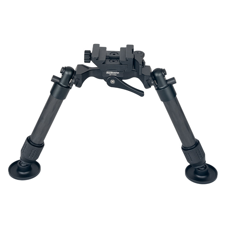 Load image into Gallery viewer, Linkogear HB-C05M Carbon Fiber Bipod Arca &amp; Picatinny 7–10.1" - Black
