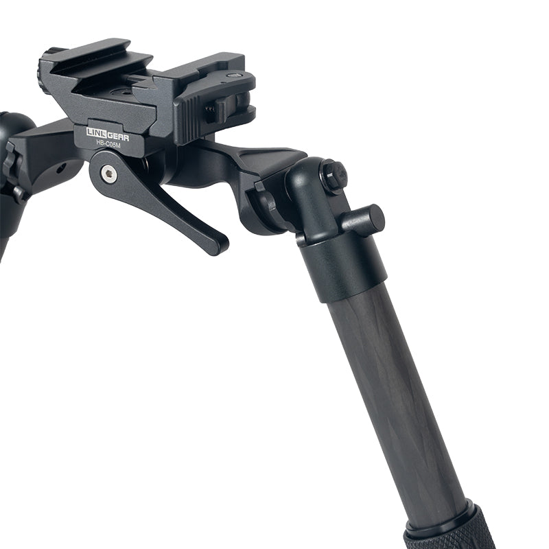 Load image into Gallery viewer, Linkogear HB-C05M Carbon Fiber Bipod Arca &amp; Picatinny 7–10.1" - Black
