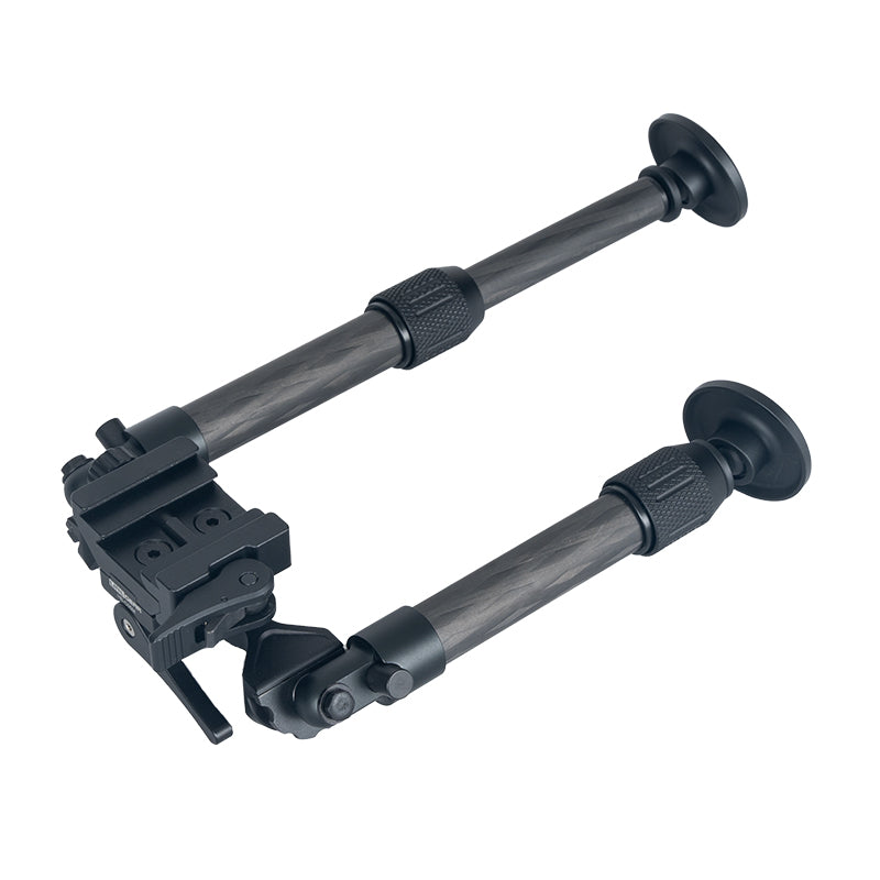 Load image into Gallery viewer, Linkogear HB-C05M Carbon Fiber Bipod Arca &amp; Picatinny 7–10.1" - Black
