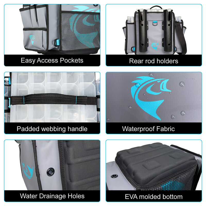 Load image into Gallery viewer, 3700 Rigger Series Kayak Tackle Bag
