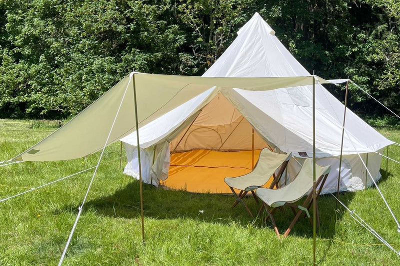 Load image into Gallery viewer, Bell Tent Awning | Entrance Canopy Cover
