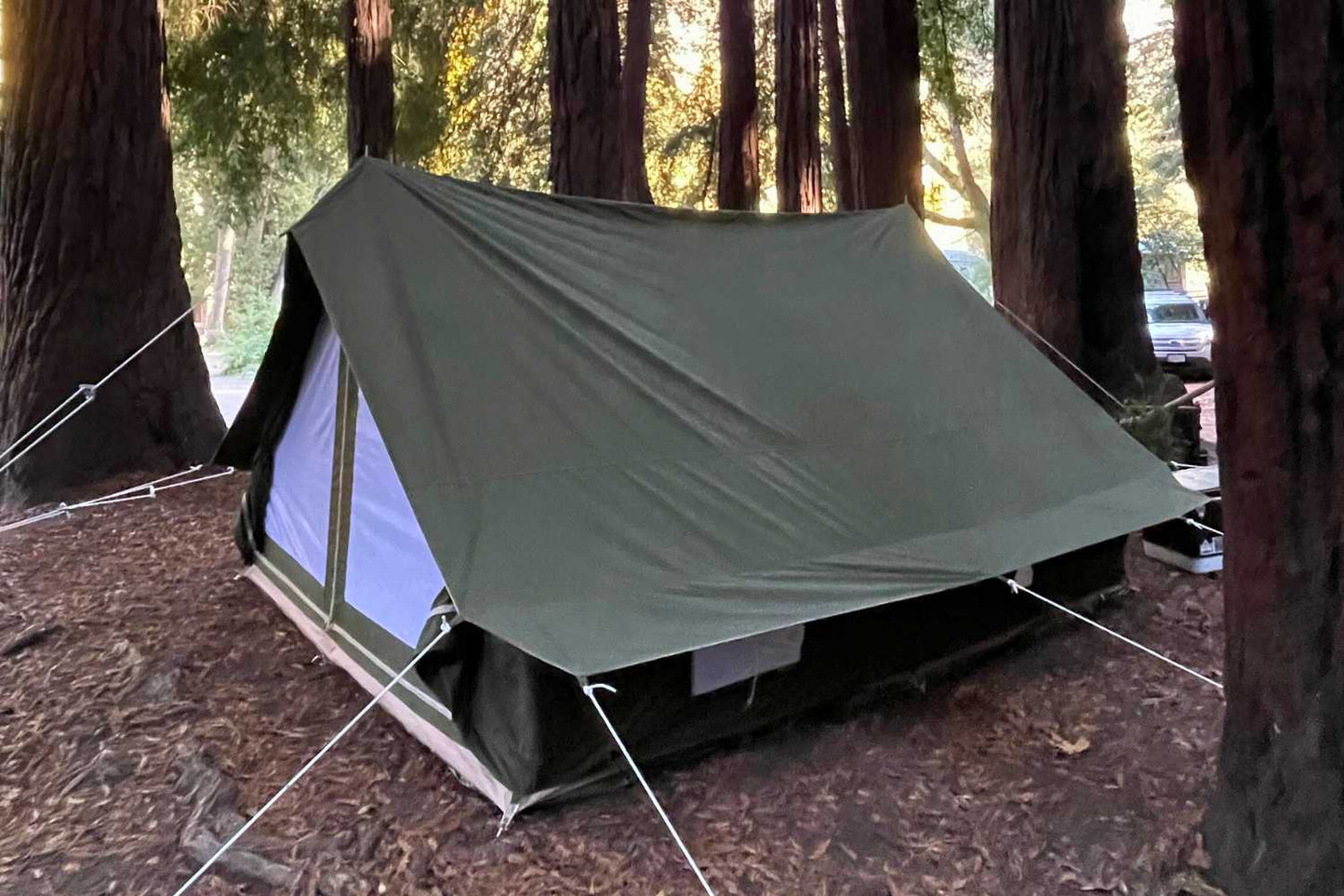 Canvas A-Frame Tent - The Scout About™ - Skoutley Outdoors LLC