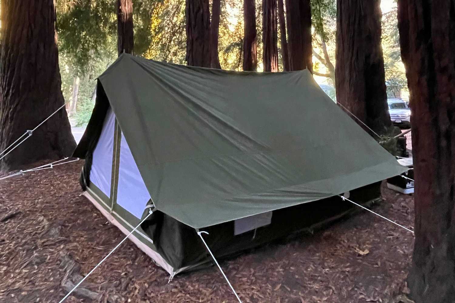 Canvas A-Frame Tent - The Scout About™ - Skoutley Outdoors LLC