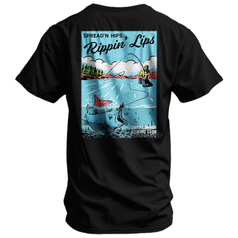 Load image into Gallery viewer, Spread&#39;n Hips, Rippin&#39; Lips Fishing Club Men&#39;s T-Shirt
