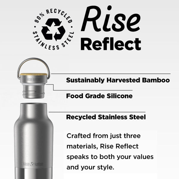 Load image into Gallery viewer, 12oz Rise Reflect with Bamboo Cap
