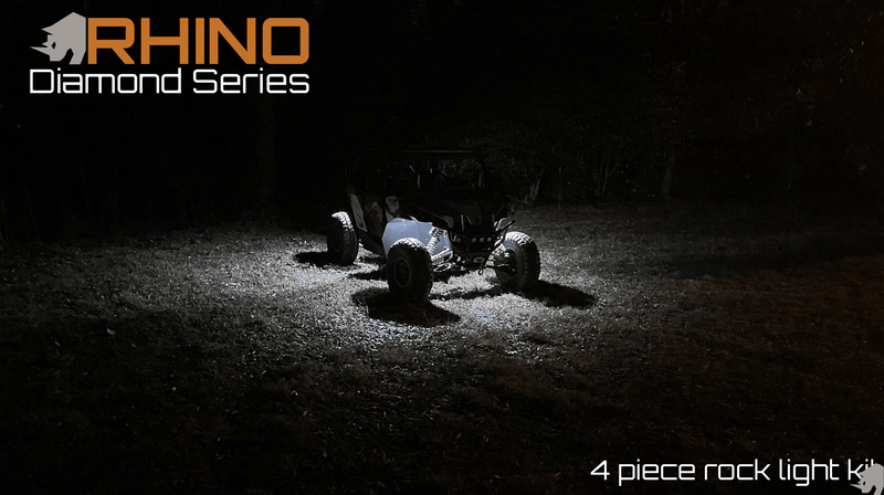 Load image into Gallery viewer, Rhino Lights Diamond Series RGB Rock Lights
