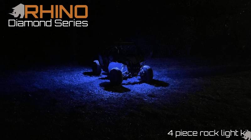 Load image into Gallery viewer, Rhino Lights Diamond Series RGB Rock Lights
