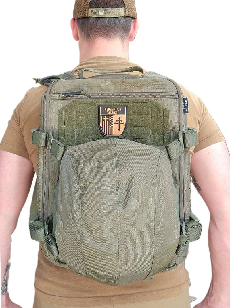Load image into Gallery viewer, Redemption Tactical® Crusader Flatpack Plate Carrier Bag + Hydration Bladder
