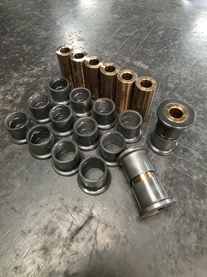 Load image into Gallery viewer, Maverick X3 Front A Arm Bushing Pins and Bushings, Full Set
