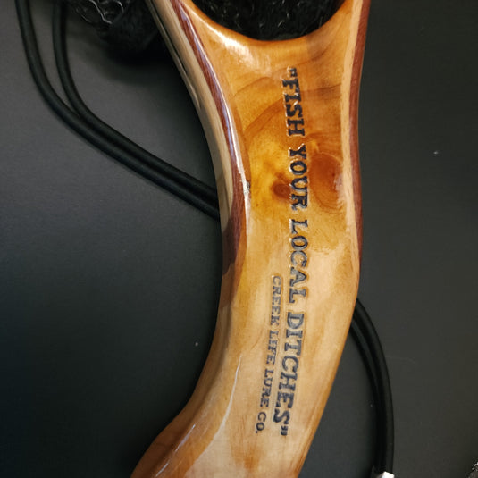 The "Critter Getter"  Wood w/ Rubber Landing Net