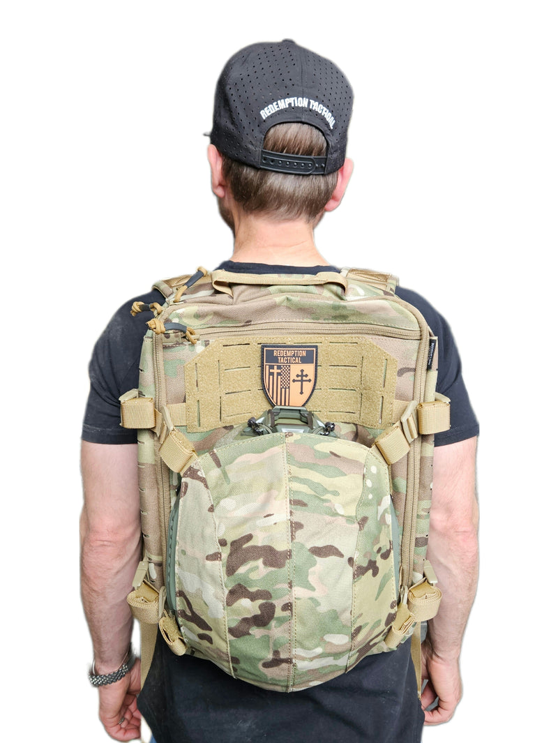 Load image into Gallery viewer, Redemption Tactical® Crusader Flatpack Plate Carrier Bag + Hydration Bladder
