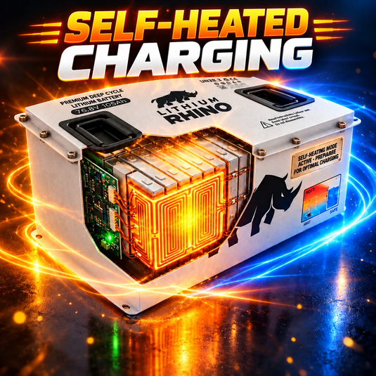 48V 120Ah Lithium Rhino Conversion Kit - Self Heated