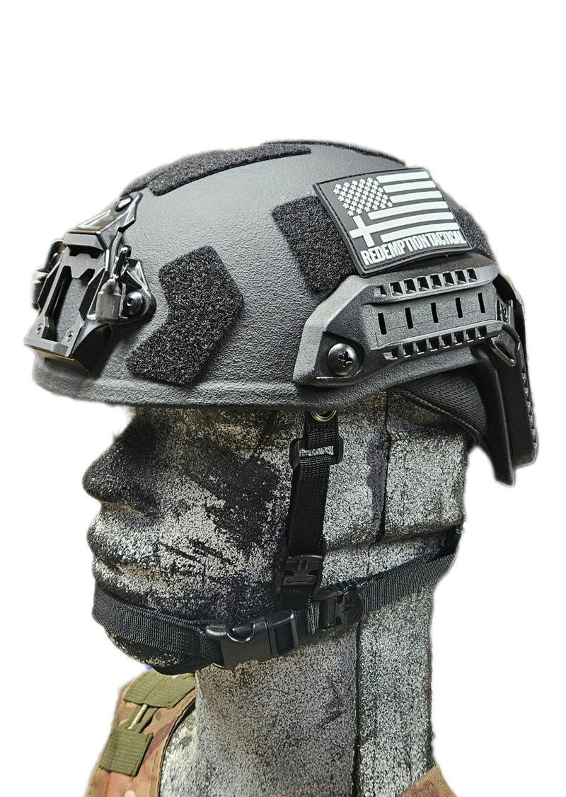 Load image into Gallery viewer, Ballistic Helmet RT2 High Cut Helmet: Tested to LEVEL IIIA (Included Arc Rails, Padding, Straps)

