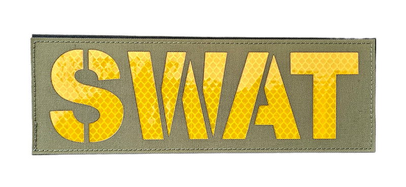Load image into Gallery viewer, (3&quot;×9&quot;) &quot;SWAT&quot; REFLECTIVE VELCRO PATCH
