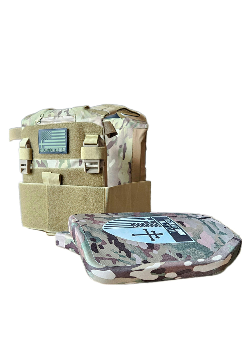 Load image into Gallery viewer, 8x10 Level IV Recon 2.0 Armor Kit (Pair Level IV 8x10 Plates or Bundle 8x10 Plates +Recon 2.0 Carrier)
