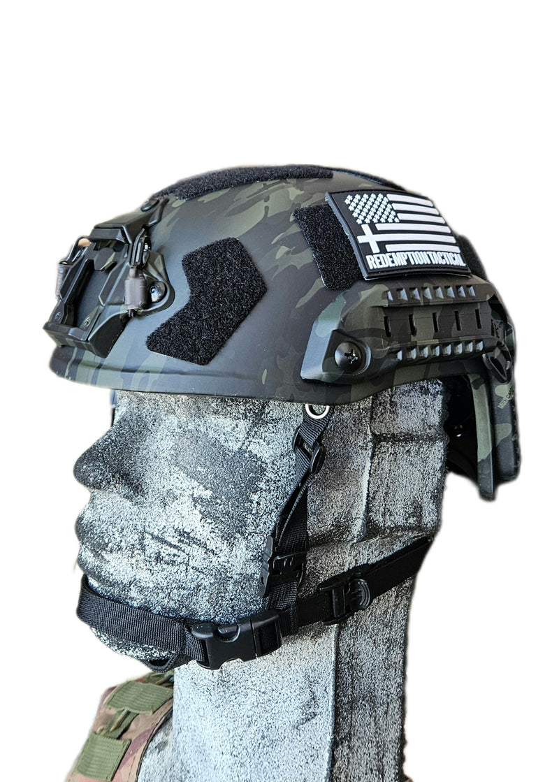 Load image into Gallery viewer, Ballistic Helmet RT2 High Cut Helmet: Tested to LEVEL IIIA (Included Arc Rails, Padding, Straps)
