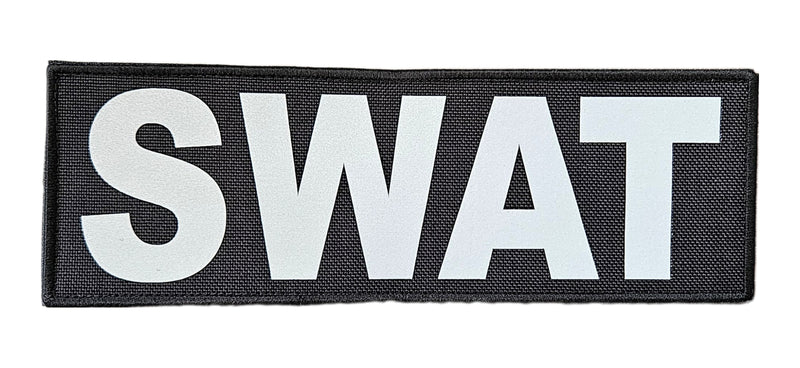 Load image into Gallery viewer, (3"×9") "SWAT" REFLECTIVE VELCRO PATCH
