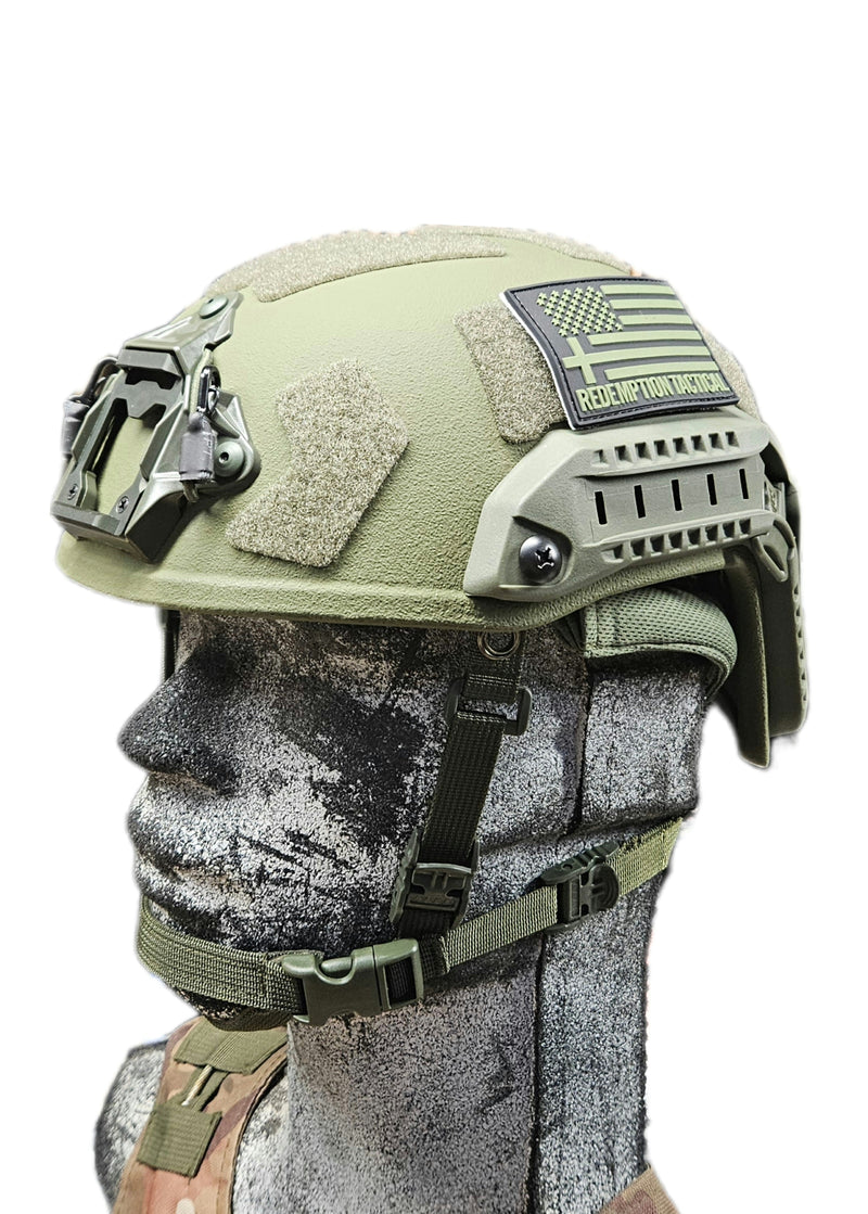 Load image into Gallery viewer, Ballistic Helmet RT2 High Cut Helmet: Tested to LEVEL IIIA (Included Arc Rails, Padding, Straps)
