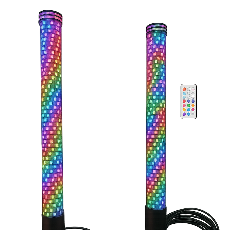 Load image into Gallery viewer, Pro Series LED Light Whips with Bluetooth &amp; Remote - R1 Industries
