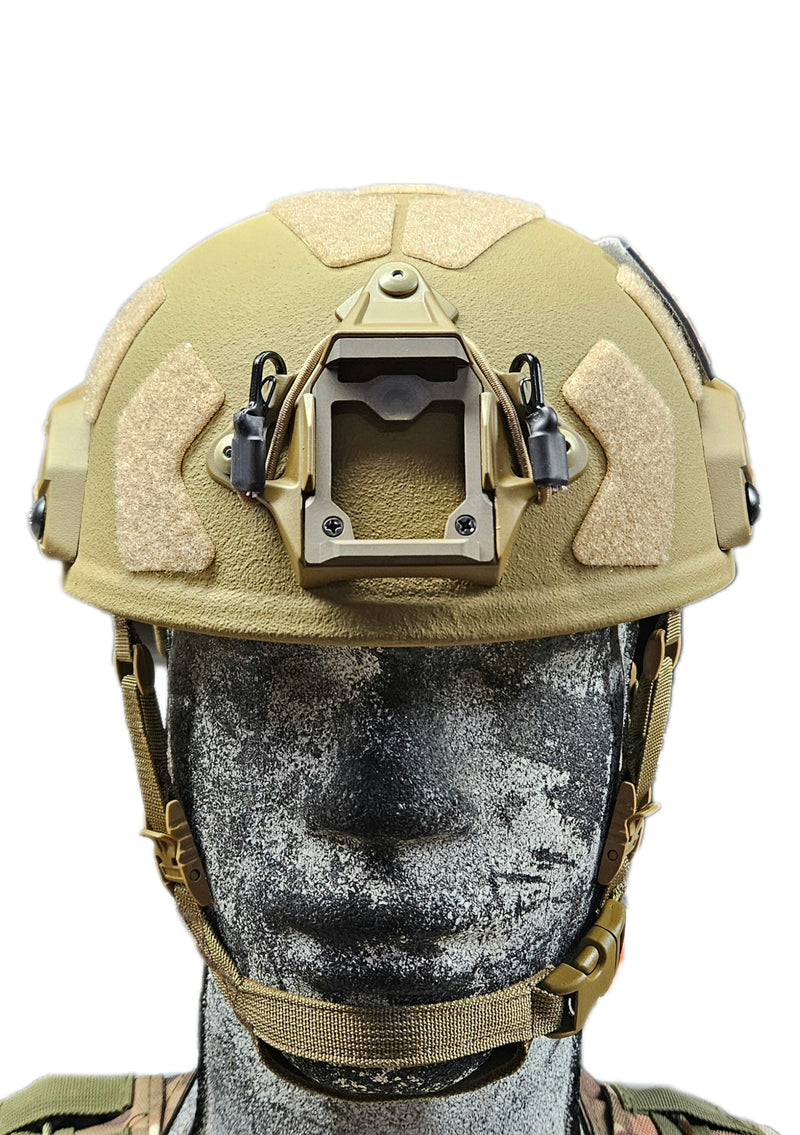 Load image into Gallery viewer, Ballistic Helmet RT2 High Cut Helmet: Tested to LEVEL IIIA (Included Arc Rails, Padding, Straps)
