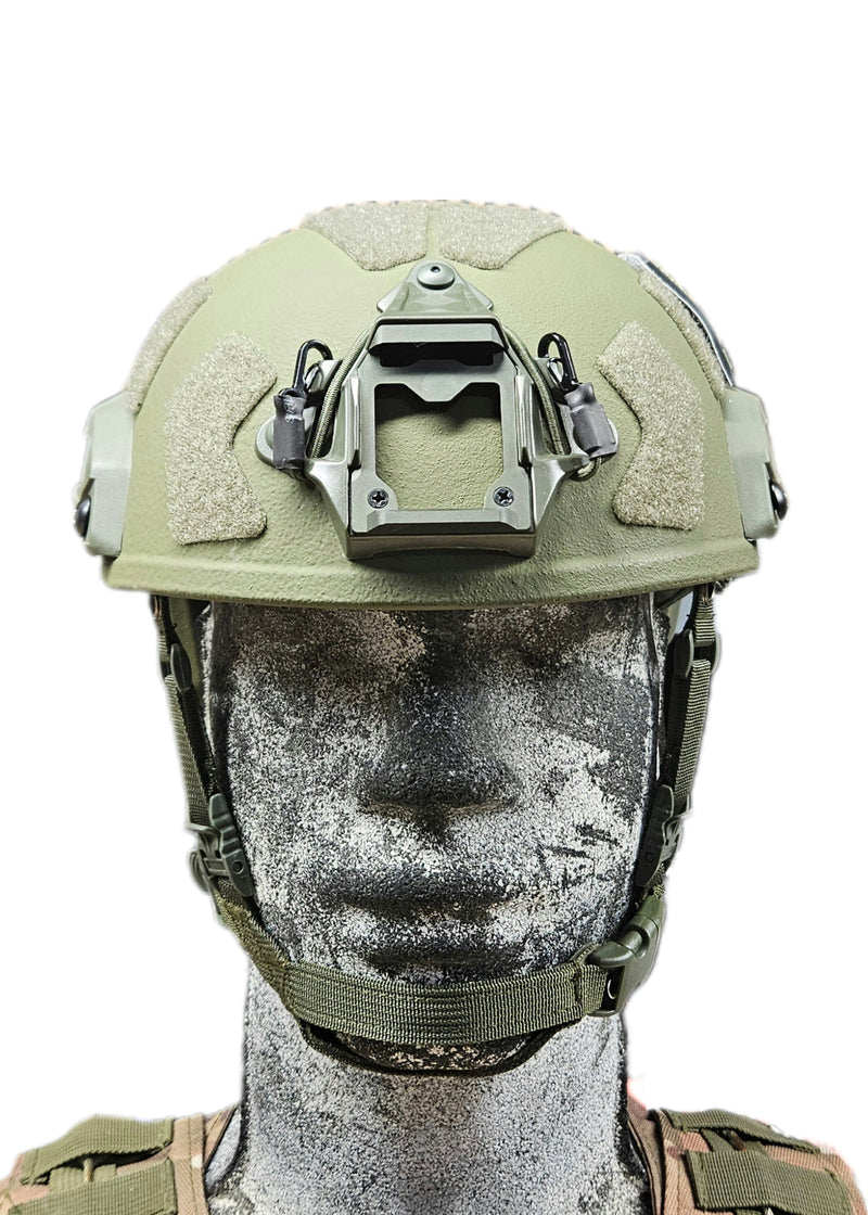 Load image into Gallery viewer, Ballistic Helmet RT2 High Cut Helmet: Tested to LEVEL IIIA (Included Arc Rails, Padding, Straps)
