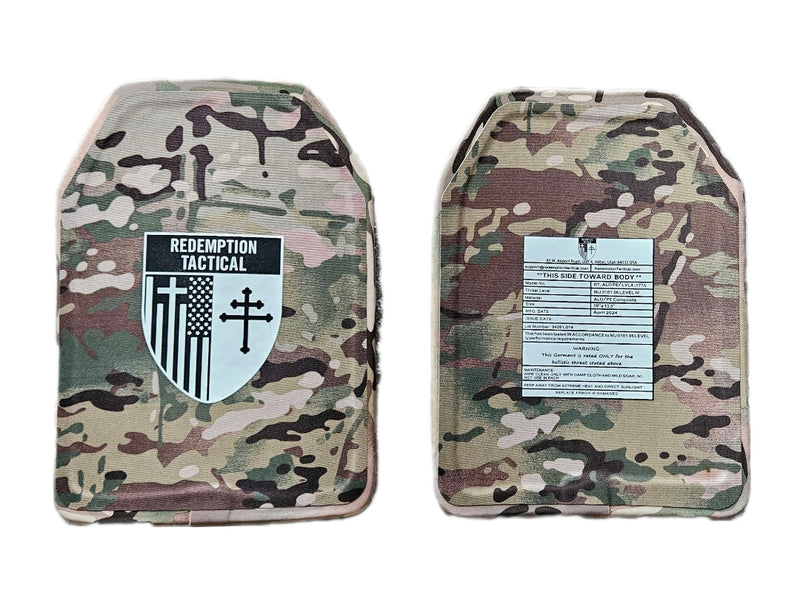 Load image into Gallery viewer, BIG BOY Crusader 2.0 XL Armor COMBO PACKAGE LIGHTWEIGHT LEVEL IV (2) XL Ceramic Front/Back Plates
