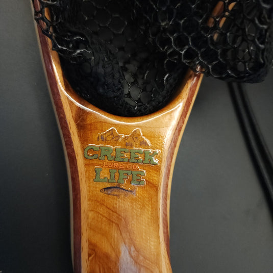 The "Critter Getter"  Wood w/ Rubber Landing Net