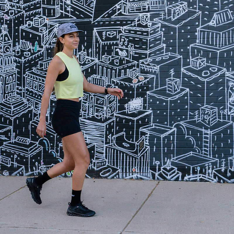 Load image into Gallery viewer, Marathon Crew Sock- Basic Black
