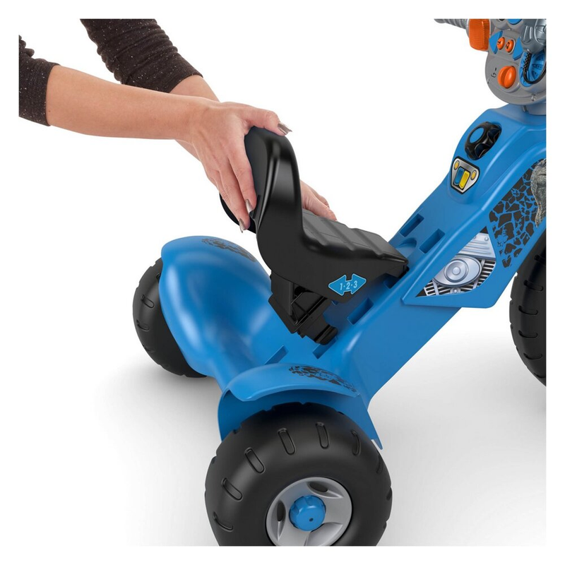 Load image into Gallery viewer, Roar into Action with the Fisher-Price Jurassic World Velociraptor Tricycle
