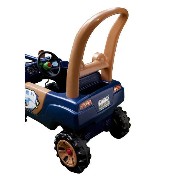 Load image into Gallery viewer, Roaring T-Rex Dinosaur Foot-To-Floor Toddler Truck with Sound Effects
