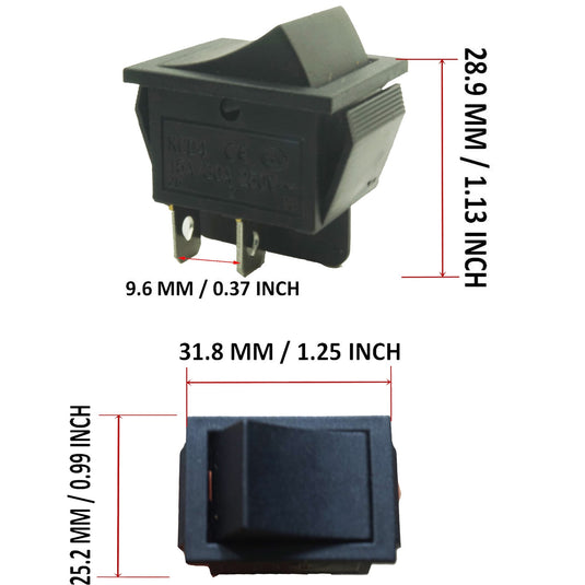 Kids Electric Car Foot Pedal Rocker Switch with Accelerator and Reset Control