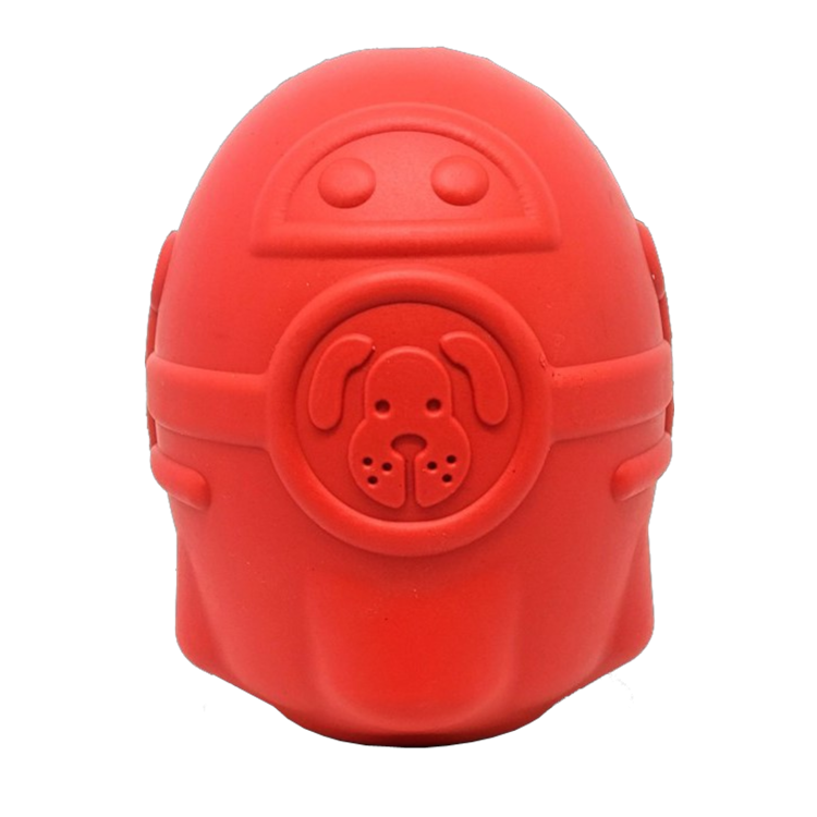 Load image into Gallery viewer, Rocketman Dog Toy - Durable Rubber Chew Toy &amp; Treat Dispenser | USA Made
