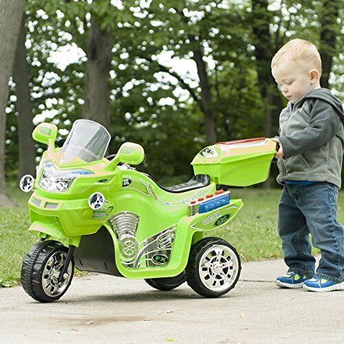 Load image into Gallery viewer, Rockin&#39; Rollers 3-Wheel Motorcycle Trike for Kids - Battery-Powered Fun!
