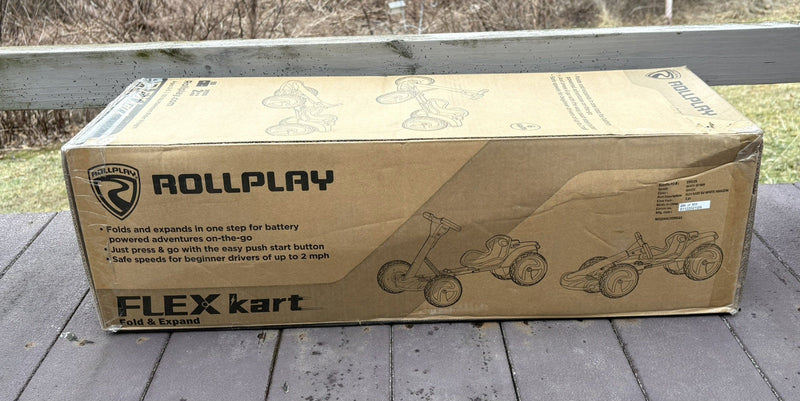 Load image into Gallery viewer, Foldable Rechargeable 6-Volt FLEX Ride-On Kart Toy Vehicle with Music
