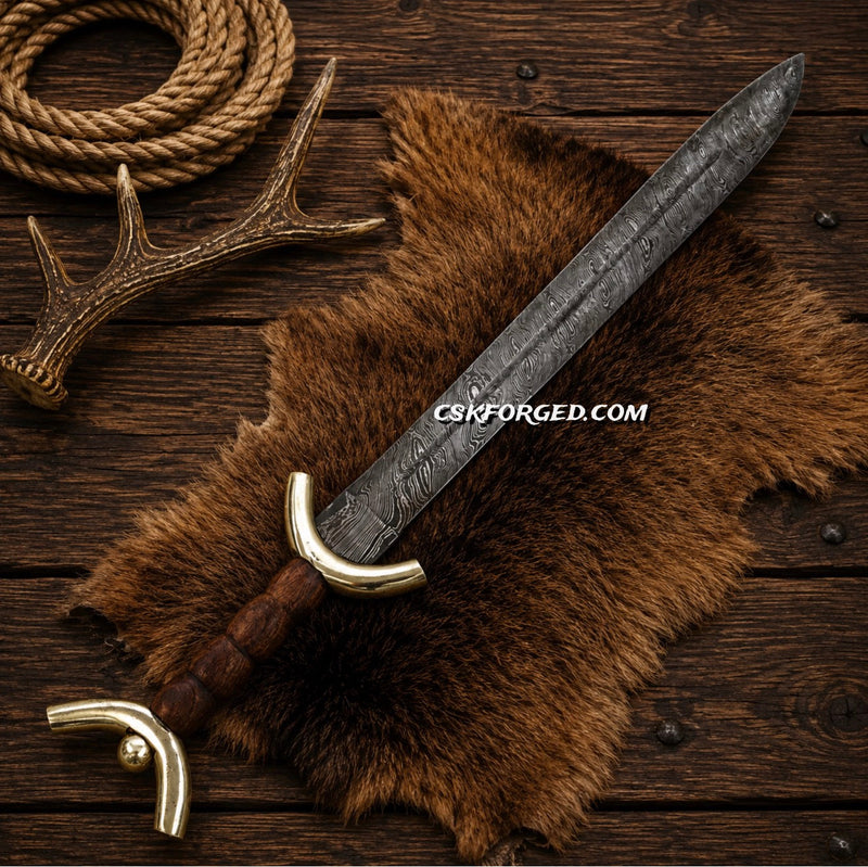 Load image into Gallery viewer, Gladius Sword Damascus Steel Roman Legionary Collectible Sword
