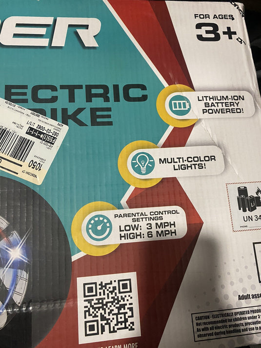 Electric Motorized Kids Tricycle with Parental Speed Control