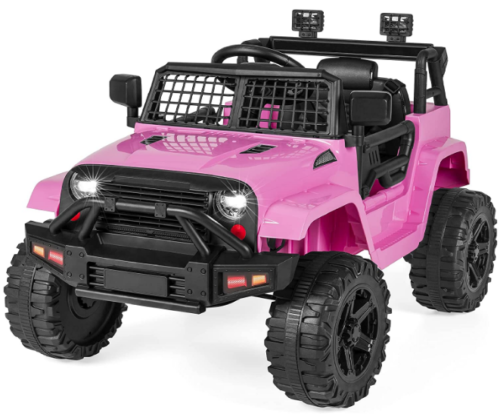 Rosa Electric Ride-On Car for Girls with Remote Control and Music - Rechargeable
