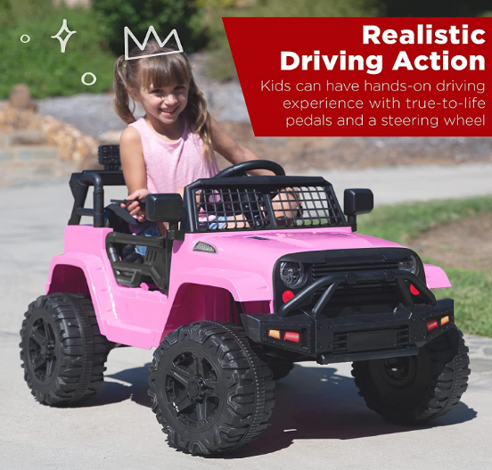 Load image into Gallery viewer, Rosa Electric Ride-On Car for Girls with Remote Control and Music - Rechargeable

