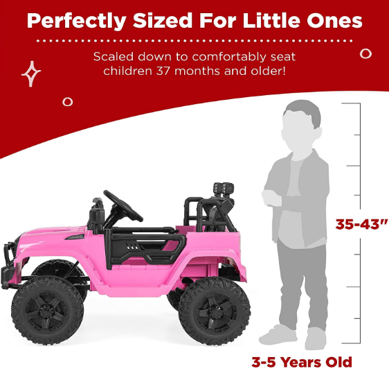 Load image into Gallery viewer, Rosa Electric Ride-On Car for Girls with Remote Control and Music - Rechargeable
