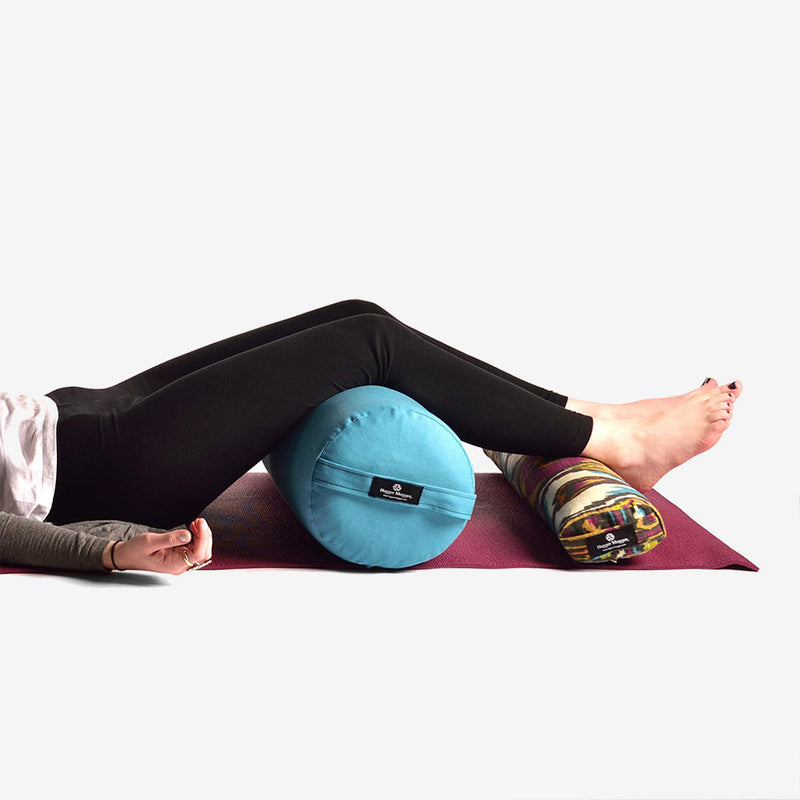 Load image into Gallery viewer, Round Yoga Bolster

