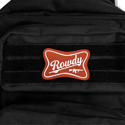 Rowdy Beer Logo PVC Patch