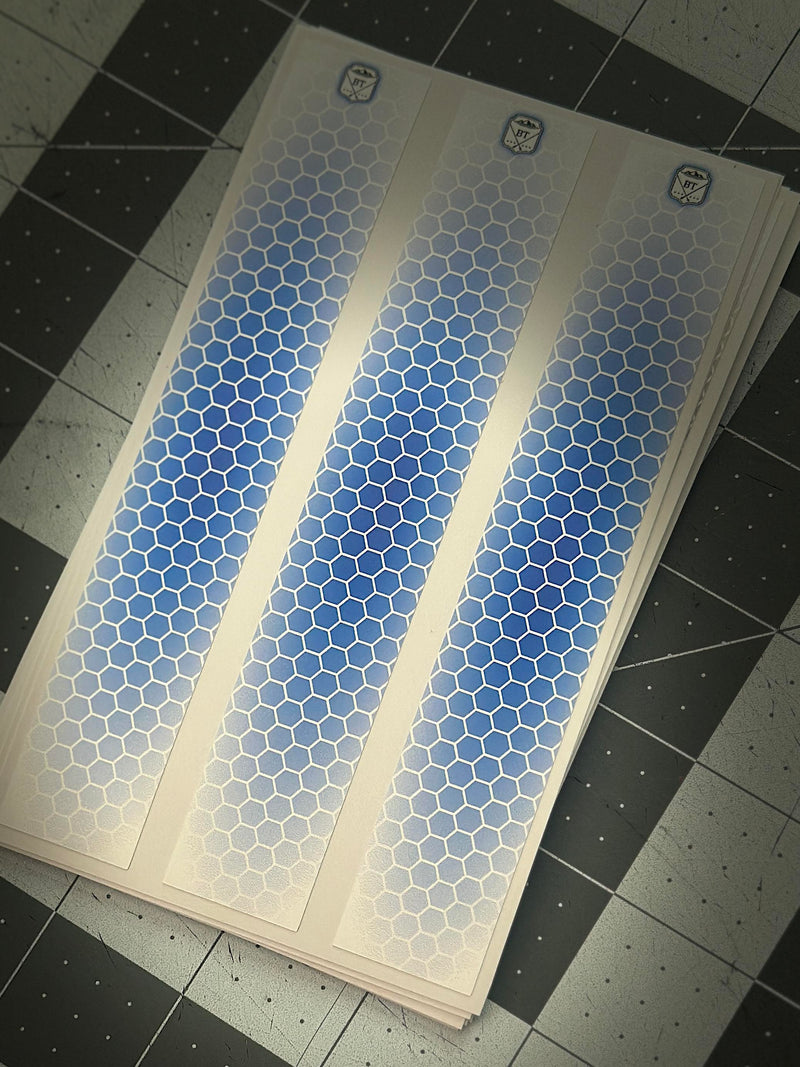 Load image into Gallery viewer, White Shadow Drop Honeycomb Arrow Wraps
